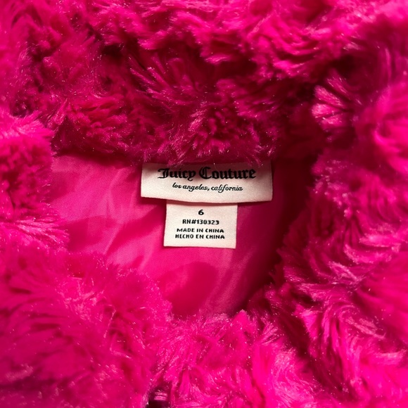 Juicy couture fur jacket size 6 ๐๐๐๐โจ - Picture 3 of 4